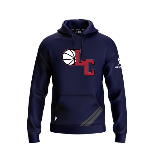 [FOLHSMNV-YXS-LOGO1] Decker Summit Hoodie (Youth XS, Navy, Logo 1)