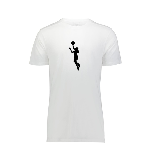 [FTSCUBWH-YS-LOGO2] Decker Youth Tri-Blend T-Shirt - Short Sleeve (Youth S, White, Logo 2)