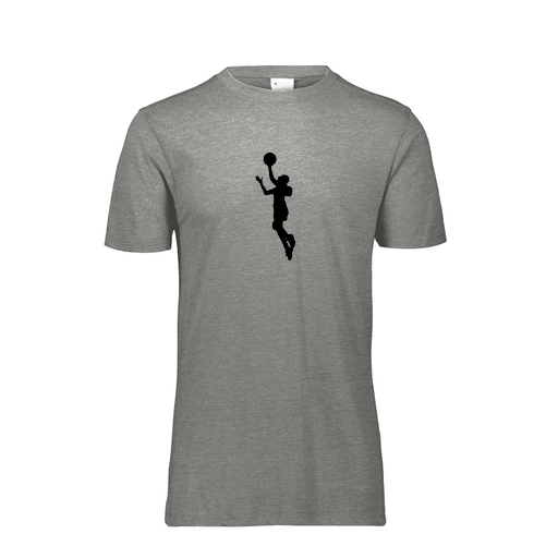 [FTSCUBGY-YS-LOGO2] Decker Youth Tri-Blend T-Shirt - Short Sleeve (Youth S, Gray, Logo 2)