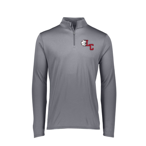 [FTLQFLGY-FAXS-LOGO1] Decker Women's Flex-Lite 1/4 Zip Shirt (Female Adult XS, Gray, Logo 1)
