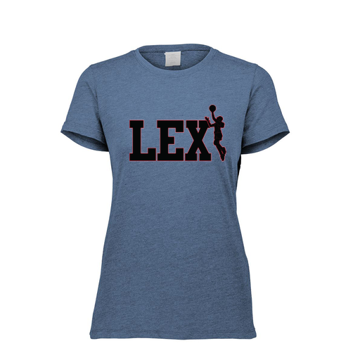 [FTSCUBNV-FAXS-LOGO3] Decker Women's Tri-Blend T-Shirt - Short Sleeve (Female Adult XS, Navy, Logo 3)