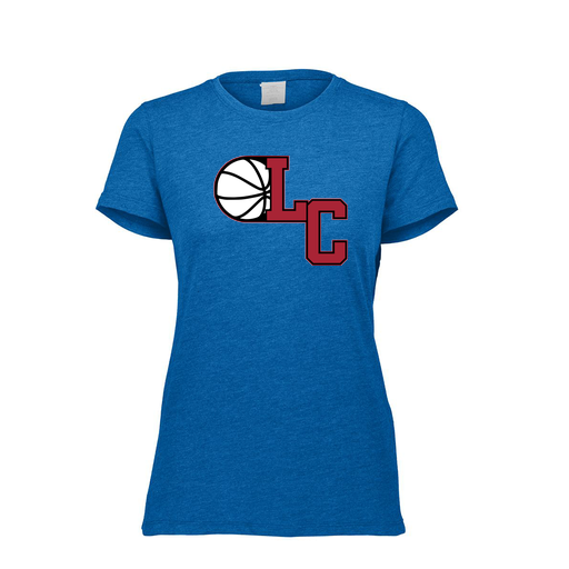 [FTSCUBRY-FAXS-LOGO1] Decker Women's Tri-Blend T-Shirt - Short Sleeve (Female Adult XS, Royal, Logo 1)