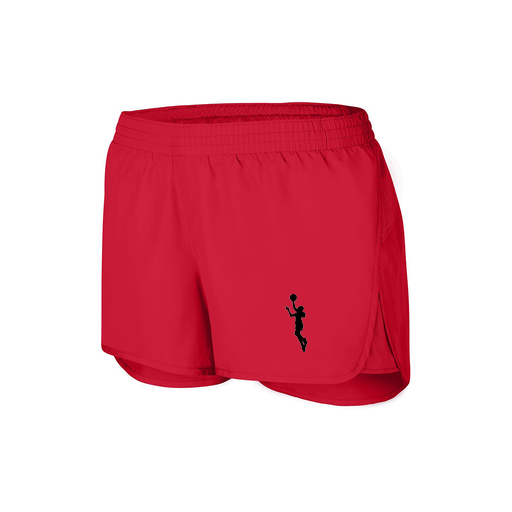 [2430.040.XS-LOGO2] Women's Performance Shorts (Female Adult XS, Red, Logo 2)