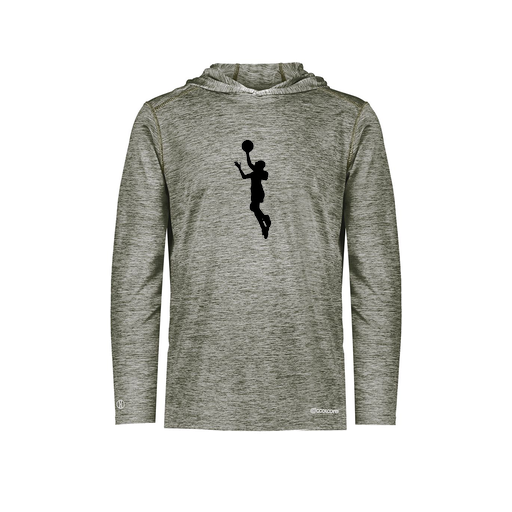 [FOLHCGGY-AS-LOGO2] Decker Men's Charge Hoodie (Adult S, Gray, Logo 2)