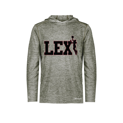 [FOLHCGGY-AS-LOGO3] Decker Men's Charge Hoodie (Adult S, Gray, Logo 3)