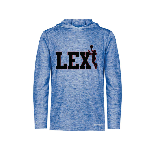 [FOLHCGRY-YS-LOGO3] Decker Youth Charge Hoodie (Youth S, Royal, Logo 3)