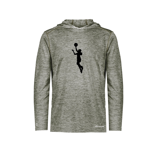 [FOLHCGGY-YS-LOGO2] Decker Youth Charge Hoodie (Youth S, Gray, Logo 2)