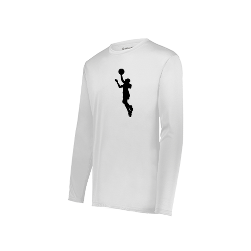 [222822.005.XS-LOGO2] Men's LS Smooth Sport Shirt (Adult XS, White, Logo 2)