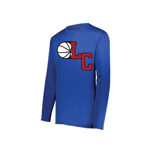 [222822.060.XS-LOGO1] Men's LS Smooth Sport Shirt (Adult XS, Royal, Logo 1)