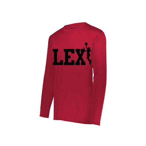[222822.083.XS-LOGO3] Men's LS Smooth Sport Shirt (Adult XS, Red, Logo 3)