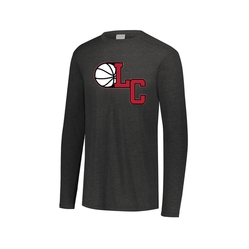 [FTLCUBBK-AXS-LOGO1] Decker Men's Tri-Blend T-Shirt - Long Sleeve (Adult XS, Black, Logo 1)