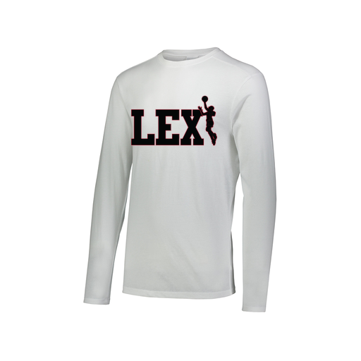 [FTLCUBWH-AXS-LOGO3] Decker Men's Tri-Blend T-Shirt - Long Sleeve (Adult XS, White, Logo 3)