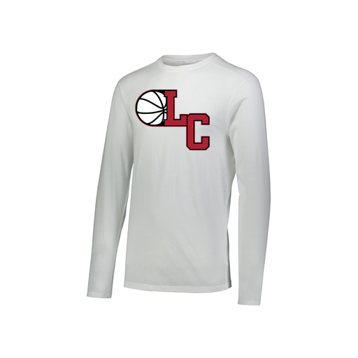 [FTLCUBWH-YS-LOGO1] Decker Youth Tri-Blend T-Shirt - Long Sleeve (Youth S, White, Logo 1)