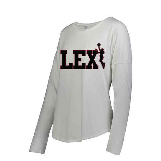 [FTLCUBWH-FAS-LOGO3] Decker Women's Tri-Blend T-Shirt - Long Sleeve (Female Adult S, White, Logo 3)